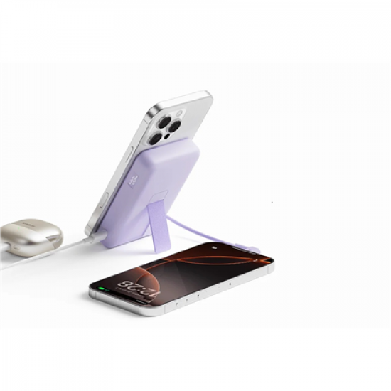 Xiaomi Magnetic Power Bank 10000 with Built-in | 10000 mAh | Purple