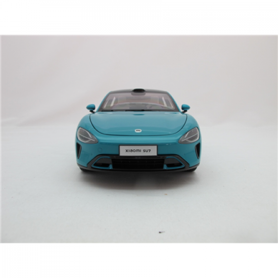Xiaomi SU7 1:18 Die-cast Model Car | Aqua Blue | Zinc alloy, ABS, SAN and PVC