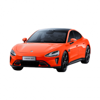 Xiaomi SU7 1:18 Die-cast Model Car | Lava Orange | Zinc alloy, ABS, SAN and PVC
