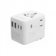 Gembird Universal travel power adapter, 70 W | TPA-2A3C70-01-W