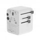 Gembird Universal travel power adapter, 70 W | TPA-2A3C70-01-W