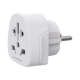 Gembird World to EU power adapter plug, 15 A | A-AC-EUMINTF | Travel adapter