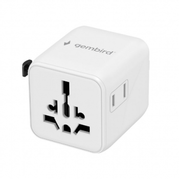 Gembird Universal travel power adapter | TPA-INT-01-W | Travel adapter