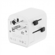 Gembird EU to Universal travel power adapter, 12W | TPA-EU2A12-01-W | 5 V