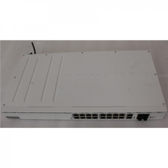 MikroTik Cloud Router Switch | CRS320-8P-8B-4S+RM with RouterOS v7, 2U rackmount Enclosure | No Wi-Fi | 1000 Mbit/s | Ethernet LAN (RJ-45) ports 17 | Mesh Support No | MU-MiMO No | No mobile broadband | 12 month(s) | UNPACKED, DARK SPOTS ON TOP