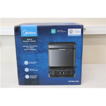 SALE OUT. Midea V15 Robot Vacuum Cleaner | Midea Robot Vacuum Cleaner | V15 | Wet&Dry | 5200 mAh | Dust capacity 3 L | 16200 Pa | Black | DEMO