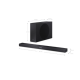 Sharp 2.1ch Ultra-slim Dolby Atmos/DTS Virtual: X Soundbar with Wireless Subwoofer | HT-SBW320 | 360 W | Bluetooth | Black | Wireless connection