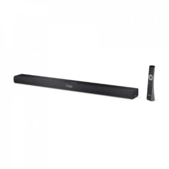 Sharp 2.1ch Ultra-slim Dolby Atmos/DTS Virtual: X Soundbar with Wireless Subwoofer | HT-SBW320 | 360 W | Bluetooth | Black | Wireless connection