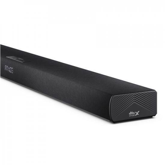 Sharp 2.1ch Ultra-slim Dolby Atmos/DTS Virtual: X Soundbar with Wireless Subwoofer | HT-SBW320 | 360 W | Bluetooth | Black | Wireless connection
