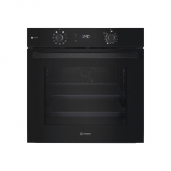 INDESIT Oven | IO K58HS B | 71 L | Electric | Hydrolytic | Electronic | Height 59.5 cm | Width 59.5 cm | Black