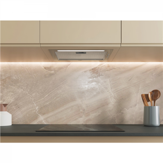 Whirlpool Hood | WCTH 63F LEB X | Built-in | Energy efficiency class B | Width 51.4 cm | 435 m³/h | Electronic | LED | Inox