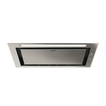 Whirlpool Hood | WCT3 63F LTX | Built-in | Energy efficiency class B | Width 51.4 cm | 430 m³/h | Electronic | LED | Inox