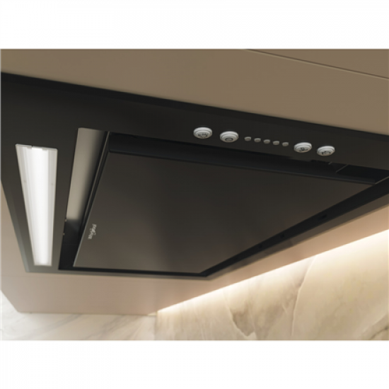 Whirlpool Hood | WCT3 63F LTK | Built-in | Energy efficiency class B | Width 51.4 cm | 430 m³/h | Electronic | LED | Black
