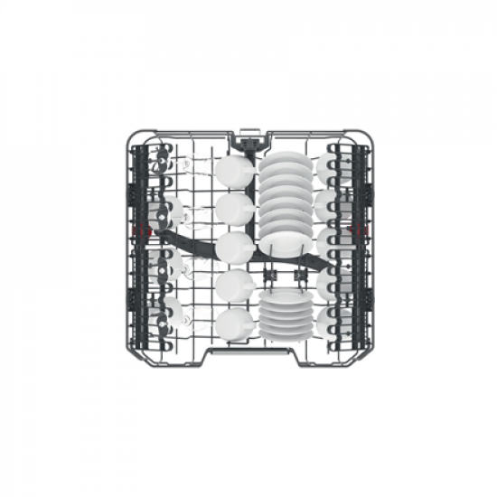 Whirlpool Dishwasher | WFO 3T133 P 6.5 X | Freestanding | Width 60 cm | Number of place settings 14 | Number of programs 10 | Energy efficiency class D | Display | Stainless steel