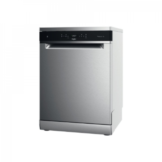 Whirlpool Dishwasher | WFO 3T133 P 6.5 X | Freestanding | Width 60 cm | Number of place settings 14 | Number of programs 10 | Energy efficiency class D | Display | Stainless steel
