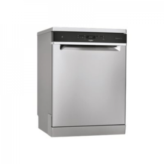 Whirlpool Dishwasher | WFO 3T133 P 6.5 X | Freestanding | Width 60 cm | Number of place settings 14 | Number of programs 10 | Energy efficiency class D | Display | Stainless steel