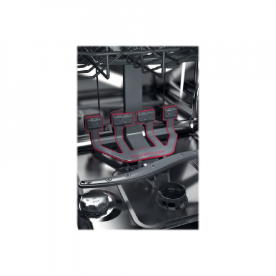 Whirlpool Dishwasher | WFO 3T133 P 6.5 X | Freestanding | Width 60 cm | Number of place settings 14 | Number of programs 10 | Energy efficiency class D | Display | Stainless steel