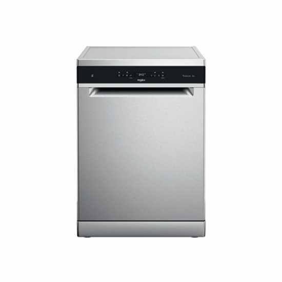 Whirlpool Dishwasher | WFO 3T133 P 6.5 X | Freestanding | Width 60 cm | Number of place settings 14 | Number of programs 10 | Energy efficiency class D | Display | Stainless steel