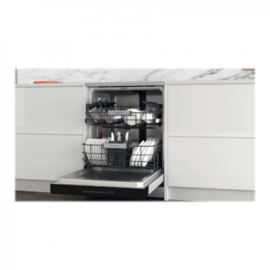 Whirlpool Dishwasher | WFO 3T133 P 6.5 X | Freestanding | Width 60 cm | Number of place settings 14 | Number of programs 10 | Energy efficiency class D | Display | Stainless steel