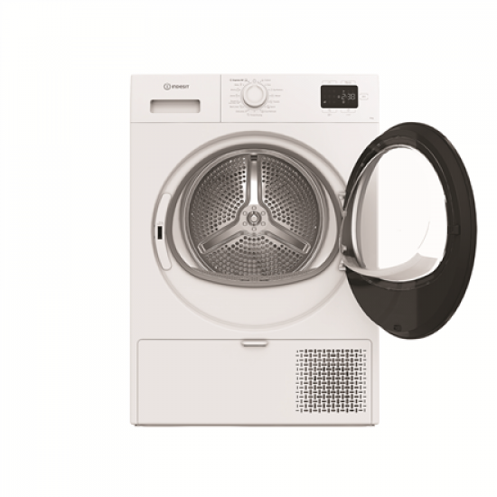 INDESIT Dryer Machine | C YD 92D WB EE | Energy efficiency class E | Front loading | 9 kg | Digital | Depth 60.7 cm | White