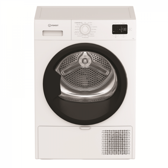 INDESIT Dryer Machine | C YD 92D WB EE | Energy efficiency class E | Front loading | 9 kg | Digital | Depth 60.7 cm | White