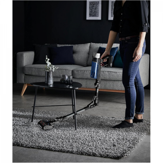 TEFAL Vacuum Cleaner | TY20C7 X-force Flex Aqua | Cordless operating | 250 W | Black/Blue