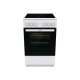 Gorenje Cooker | GEC5A21WG-B | Hob type Electric | Oven type Electric | White | Width 50 cm | Grilling | Depth 59.4 cm | 68 L