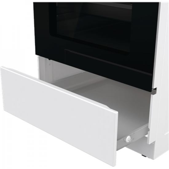 Gorenje Cooker | GEC5A21WG-B | Hob type Electric | Oven type Electric | White | Width 50 cm | Grilling | Depth 59.4 cm | 68 L
