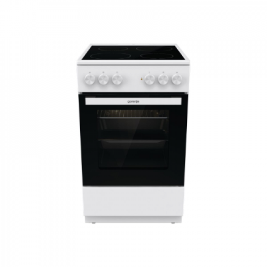 Gorenje Cooker | GEC5A21WG-B | Hob type Electric | Oven type Electric | White | Width 50 cm | Grilling | Depth 59.4 cm | 68 L