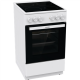 Gorenje Cooker | GEC5A21WG-B | Hob type Electric | Oven type Electric | White | Width 50 cm | Grilling | Depth 59.4 cm | 68 L