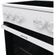 Gorenje Cooker | GEC5A21WG-B | Hob type Electric | Oven type Electric | White | Width 50 cm | Grilling | Depth 59.4 cm | 68 L