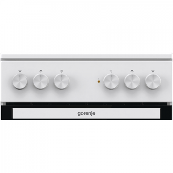 Gorenje Cooker | GEC5A21WG-B | Hob type Electric | Oven type Electric | White | Width 50 cm | Grilling | Depth 59.4 cm | 68 L
