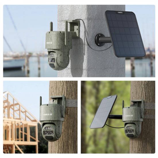 Reolink TrackMix Series G770 with Solar Panel 2 4G LTE Dual-Lens Battery Security Camera