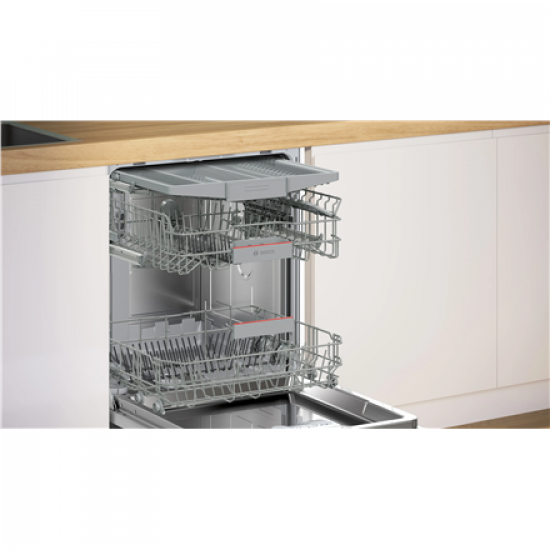 Bosch Dishwasher | SMV46KX14E | Built-in | Width 60 cm | Number of place settings 13 | Number of programs 6 | Energy efficiency class E | AquaStop function | White