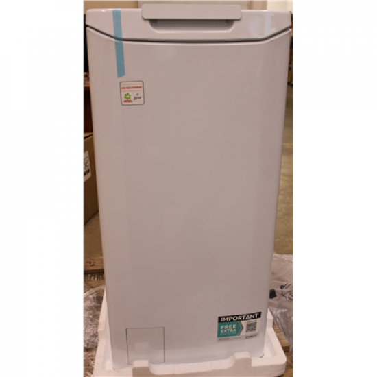 SALE OUT. Candy TCA063D3-S Washing Machine, E, Top loading, Depth 60 cm, 7 kg, White | Candy Washing Machine | TCA063D3-S | Energy efficiency class C | Top loading | Washing capacity 6 kg | 1000 RPM | Depth 60 cm | Width 41 cm | Display | Digit | White | 