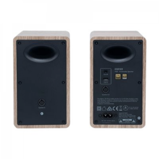 Edifier Compact Desktop 2.0 Speakers | M60 | 66 W | Bluetooth | Classic Oak | Wireless connection