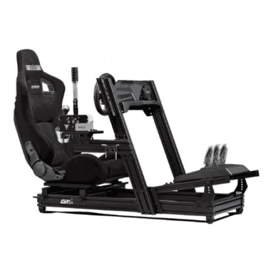 Next Level Racing ERS1 Elite Racing Seat, Leather and Mesh Edition | Black