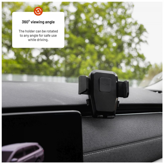 Fixed Iconiq Dash with adhesive foot for dashboard | FIXICQ-M-BK | Universal car holder | Black
