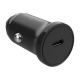 Fixed USB-C Car Charger 20W+ USB-C/USB-C Cable | FIXCC20N-CC-BK