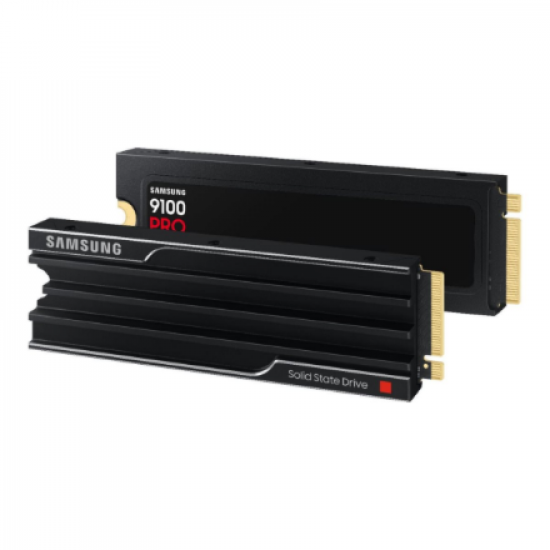 Samsung SSD | 9100 PRO With Heatsink | 8000 GB | SSD form factor M.2 2280 | Solid-state drive interface PCIe 5.0 x4, NVMe 2.0 | Read speed 14800 MB/s | Write speed 13400 MB/s