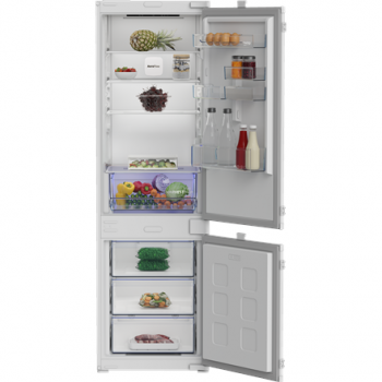 BEKO Refrigerator | B3BCNA294HS | Energy efficiency class E | Built-in | Combi | Height 177.5 cm | No Frost system | Fridge net capacity 194 L | Freezer net capacity 76 L | Display | 37 dB | White