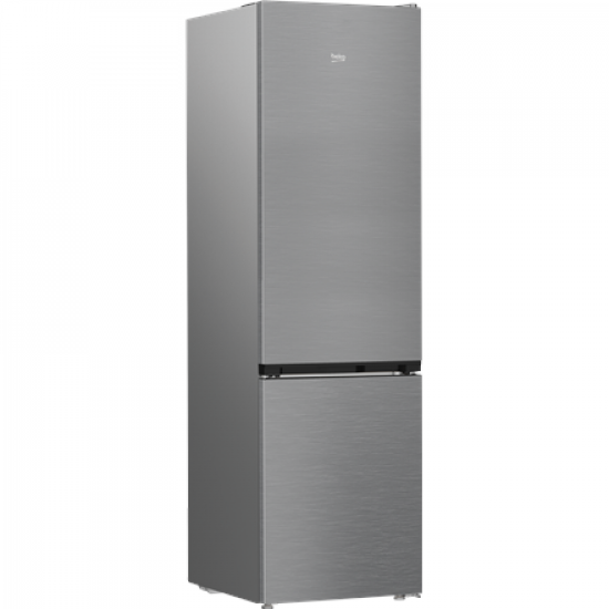 BEKO Refrigerator | B5RCNA416HXB | Energy efficiency class C | Free standing | Combi | Height 203.5 cm | No Frost system | Fridge net capacity 297 L | Freezer net capacity 118 L | Display | 35 dB | Stainless steel