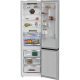 BEKO Refrigerator | B5RCNA416HXB | Energy efficiency class C | Free standing | Combi | Height 203.5 cm | No Frost system | Fridge net capacity 297 L | Freezer net capacity 118 L | Display | 35 dB | Stainless steel