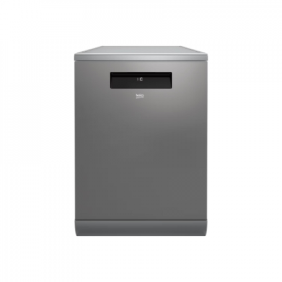 BEKO Dishwasher | DEN48530X | Freestanding | Width 60 cm | Number of place settings 15 | Number of programs 8 | Energy efficiency class D | Stainless steel
