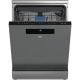 BEKO Dishwasher | DEN48530X | Freestanding | Width 60 cm | Number of place settings 15 | Number of programs 8 | Energy efficiency class D | Stainless steel