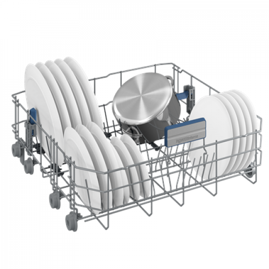 BEKO Dishwasher | BDIN38542P | Built-in | Width 60 cm | Number of place settings 15 | Number of programs 8 | Energy efficiency class C | Display | AquaStop function | White