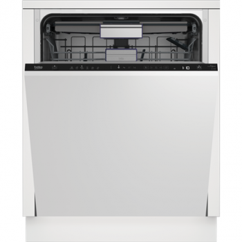 BEKO Dishwasher | BDIN36532 | Built-in | Width 60 cm | Number of place settings 15 | Number of programs 6 | Energy efficiency class D | Display | White