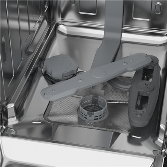 BEKO Dishwasher | BDIS38040Q | Built-in | Width 45 cm | Number of place settings 10 | Number of programs 8 | Energy efficiency class C | Display | White