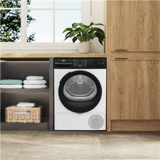 BEKO Dryer Machine | BM3T37249WBB | Energy efficiency class C | Front loading | 7 kg | Digital | Depth 54.5 cm | White