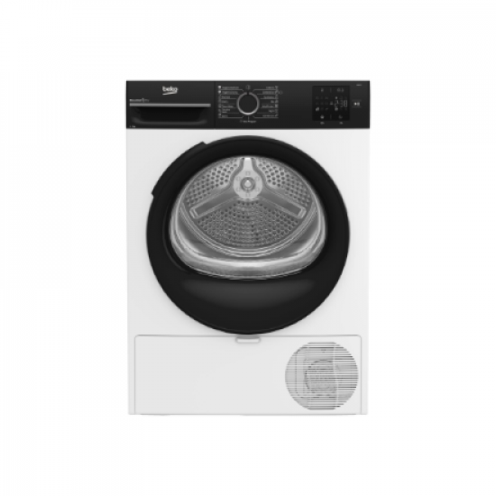 BEKO Dryer Machine | BM3T37249WBB | Energy efficiency class C | Front loading | 7 kg | Digital | Depth 54.5 cm | White